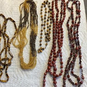 Seed bead necklaces